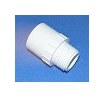 1 inch PVC BSPT x Slip Socket Male Adapter Fitting - Image 1