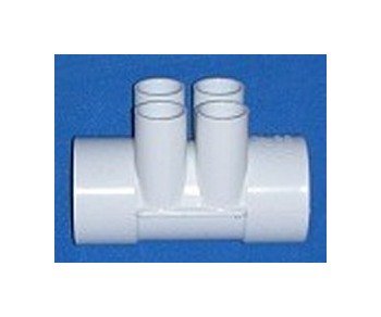 FlexPVC® 2 Inch PVC (Polyvinyl Chloride) Manifold with 4 Ports - Image 1