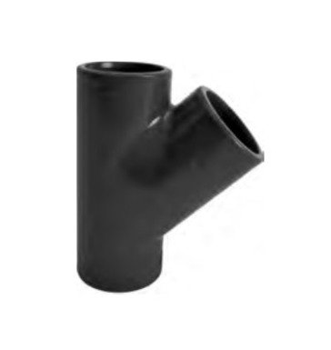 FlexPVC® Swiss-Made PVC Metric Wye for 50mm Din Pipe - Image 1