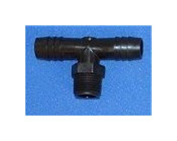 FlexPVC® 3/4 Inch PVC Barb Tee Fitting - Image 1
