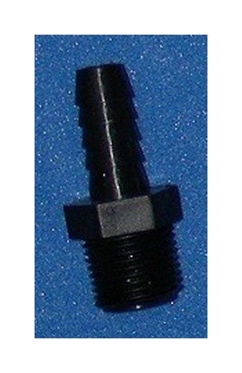 3/8 Inch PVC Barb Adapter Fitting - Image 1