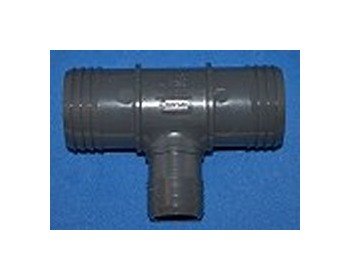 FlexPVC 2x2x1.25 Inch PVC Barb Tee Fitting - Image 1