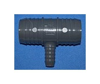 2 x 2 x 3/4 Inch PVC Barb Tee Fitting - Image 1