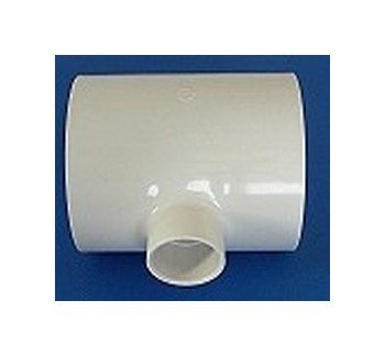 4x4x1.25 Inch PVC Reducing Tee Fitting - Image 1