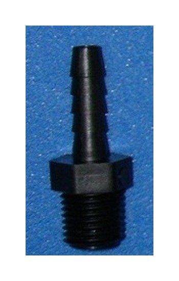 FlexPVC® 1/4 Inch PVC Barb Adapter Fitting - Image 1