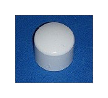 FlexPVC 1.5 Inch PVC Cap Fitting, Sch 40 - Image 1
