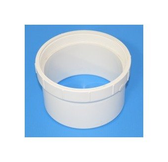 SPEARS 6-Inch PVC Drain, Waste & Vent Adapter Fitting - Image 1