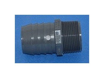 1.25 Inch MPT x 1-1/2 Inch Barb PVC Industrial Fitting - Image 1