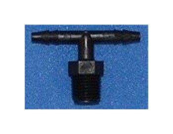 FlexPVC 3/16 Inch PVC Barb Tee Fitting - Image 1
