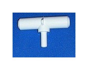 FlexPVC® 3/4 x 3/8 Inch PVC Barb Tee Fitting - Image 1