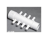 1 Inch PVC Manifold with 3/8 Inch Barb Size