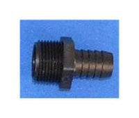 FlexPVC 5/8 Inch PVC Barb Adapter Fitting - Black