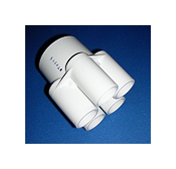 FlexPVC® 2" Input 5 Port PVC Distribution Wye - Image 1