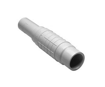 1" PVC Telescoping Coupler, Socket x Spigot Connection - Image 1