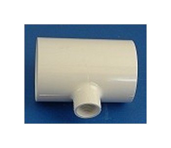 2 x 2 x 1/2 Inch PVC FPT Reducing Tee Fitting - Image 1