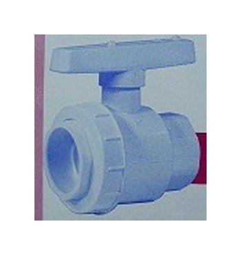 FlexPVC® 1-1/2 inch PVC Ball Valve with 150 psi Working Pressure - Image 1