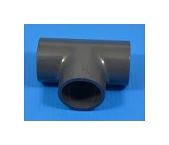 FlexPVC® 63mm PVC Metric Tee Fitting - Image 1