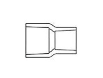 6x4 PVC Coupling - Sch 80, USA Made - Image 1