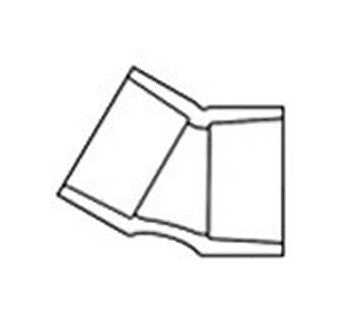 12-Inch 30-Degree PVC Elbow - Image 1