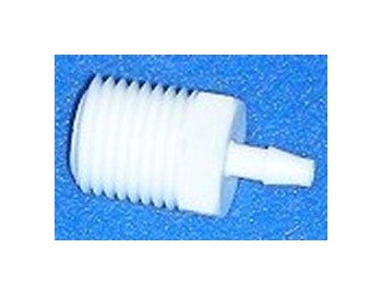 FlexPVC® 1/8 in PVC Barb Adapter Fitting - Image 1