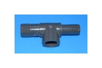 FlexPVC® 1 x 3/4 x 3/4 Inch PVC Barb Tee Fitting