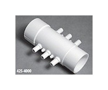 FlexPVC® 1.5'' Spigot PVC Manifold with 6 3/8'' Barb Size - Image 1