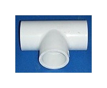 DURA PVC Reducing Tee Fitting 1.5 x 1.5 x 1.25 in - Image 1