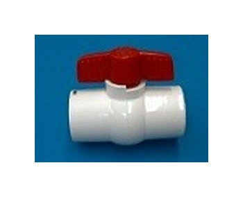 FlexPVC 1-1/2" PVC Ball Valve - 150 psi Working Pressure - Image 1