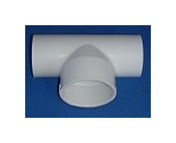 1.5 x 2 x 1.5 Inch PVC Bullhead Tee Fitting - Image 1