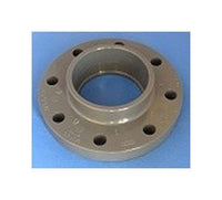 5 Inch PVC Flange - Sch 80 Gray Solid Flange