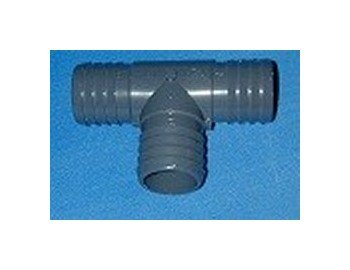 1-1/4 Inch PVC Barb Tee Fitting - Image 1