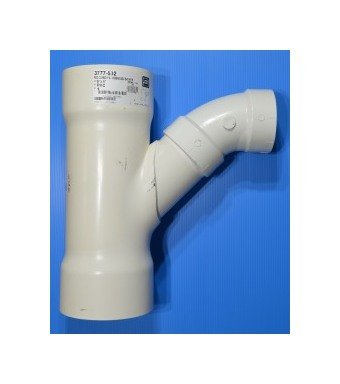 SPEARS 6x4 PVC DWV Tee Fitting, Schedule 40, USA Made - Image 1