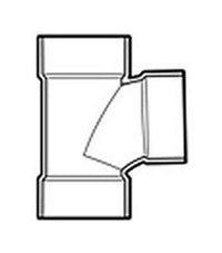 3 Inch PVC DWV Tee Fitting
