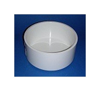 6 Inch PVC Cap Fitting with 2.97 Inch Socket Depth - Image 1