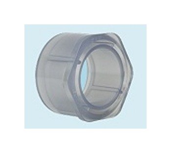 FlexPVC® 2 x 1.5 Inch PVC Clear Pipe Bushing - Image 1