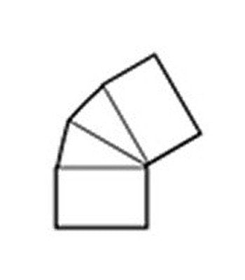 12 Inch 60 Degree PVC DWV Elbow - FlexPVC® USA - Image 1