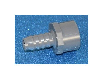 FlexPVC 1 in Spigot to 1/2 in Barb PVC Adapter Fitting - Image 1