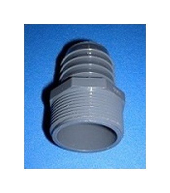 FlexPVC® 1 Inch MPT x 3/4 Inch Barb PVC Industrial Fitting - Image 1