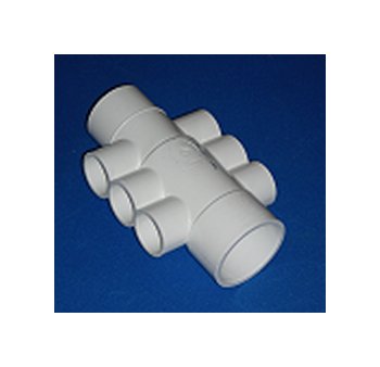 FlexPVC® 2-Inch PVC Manifold with 6 Ports - Image 1
