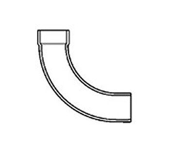 3 Inch PVC DWV 90 Degree Angle Elbow - Image 1