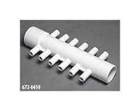 FlexPVC 1" Slip Socket x 3/8" Barb PVC Manifold