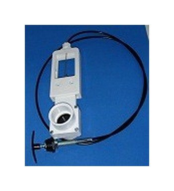 FlexPVC® 1.5 x 1.5 Inch PVC Slip Connection Gate Valve - Image 1