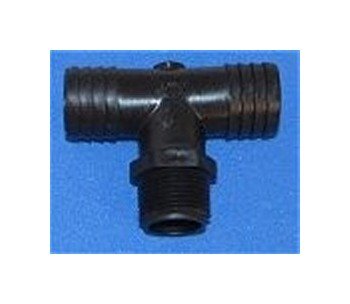 FlexPVC 1 Inch PVC Barb Tee Fitting - Image 1