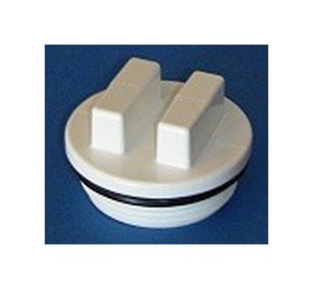 1.5 Inch PVC Male Pipe Thread Plug with O-Ring for Bulkhead Fitting - Image 1