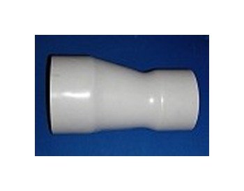 FlexPVC® 3 x 2.5 Inch PVC Coupling Fitting, Sch 40 Eccentric, USA Made - Image 1
