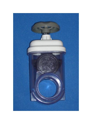FlexPVC® 2.5 Inch Clear PVC Gate Valve - Image 1