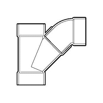 4-Inch PVC DWV Wye Fitting - Image 1
