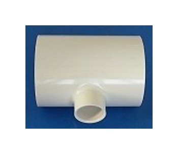 FlexPVC® 2.5x2.5x0.5 Inch PVC Reducing Tee Fitting - Image 1