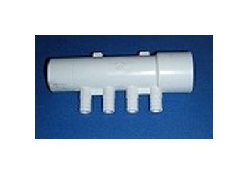 FlexPVC 1 Inch PVC Manifold with 4 3/8 Inch Barbs - Image 1