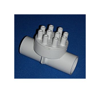 FlexPVC® 3/8 Inch PVC Manifold with 10 Barb Size - Image 1